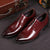 Hight Qulaity Mens Genuine Leather Carved Pointed Toe Dress Shoes 3 colors