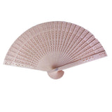 Hollow Hand Carved Bamboo Folding Fan