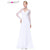 Illusion Long Sleeve Wedding Dress Lace A Line V Neck
