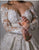 Ivory Wedding Dress Custom Made Lace Pearls Bridal Gown Long Sleeves