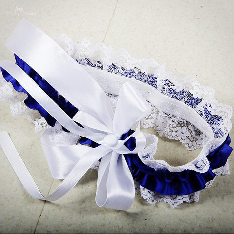 Lace and Ribbon Garter Belt