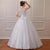 Lace Simple Wedding Dress Lace Up Plus Sizes Available