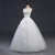 Lace Up Ball Gown Wedding Dress Flower Organza and Tulle