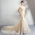 Light Champagne Mermaid Wedding Dress