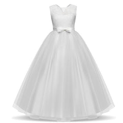 Long Flower Girl Dress Multiple Colors