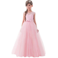 Long Flower Girl Dress Multiple Colors