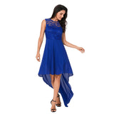 Long Lace Maxi Dress Royal Blue