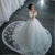 Long Sleeves Lace Beaded Ball Gown Bride Dress Wedding Gown