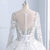 Long Sleeves Lace Up Back Ball Gown Crystal Bead