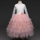 Long TuTu Flower Girl Dress 3 Colors to Pick From