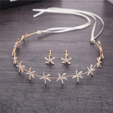 Luxury Hair Jewelry Starfish Crystal Headband
