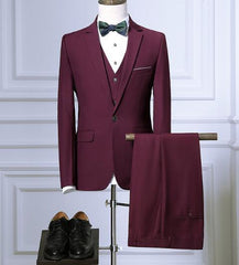 Men Slim fit Tuxedo  Set 4 Colors