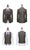 men suit brown single breasted two button slim fit groom wedding party