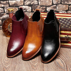 Mens Leather Boots Multiple Colors