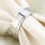 Men's Sterling 925 Silver Wedding Band Ring With Inlays