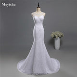 Mermaid Style Wedding Dress Lace White/Ivory Plus Sizes available