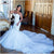 Mermaid Sweetheart Big Train Tulle Crystal Beaded  Luxury Wedding Dress