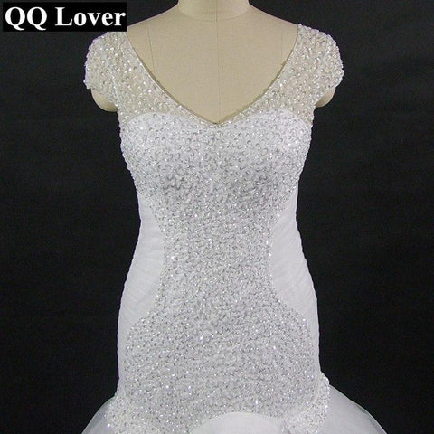 Mermaid Wedding Dress with Sequins and Beading