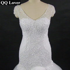 Mermaid Wedding Dress with Sequins and Beading