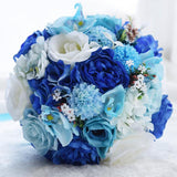 Mint Blue Wedding Bouquet