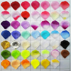 Mix Color silk rose petals 2000pcs/lot