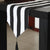 Modern Striped Pattern Table Runner Black & White