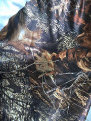 Mossy Oak Camo Strapless Hi-lo Orange Camouflage Bridesmaid Dress Corset Back