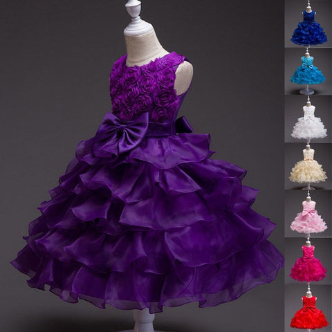 Multiple Colors Lots of Ruffles! Flower Girl Dress