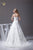 Organza A Line Ruffled Wedding Dress