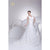 Organza Mermaid V Neck Wedding Dress