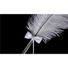 Ostrich Feather Pen/Ivory
