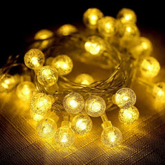 Party Centerpiece 2M 20 LED Cherry Ball Bulb String Lights Garland LED Wedding Decor
