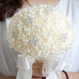 Pearls Brooch Bridal Bouquet Multiple COLORS