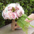 Pink Real Touch Flowers Peony Bouquets for Wedding  Bridal Bouquets or Centerpieces
