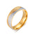 Sand Blasted Gold Stainless Steel Ring
