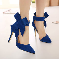 Big Bow Pointed Toe High Heels