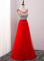Luxury Style Tulle Evening Dress with Bling Bead and Crystal Pearl