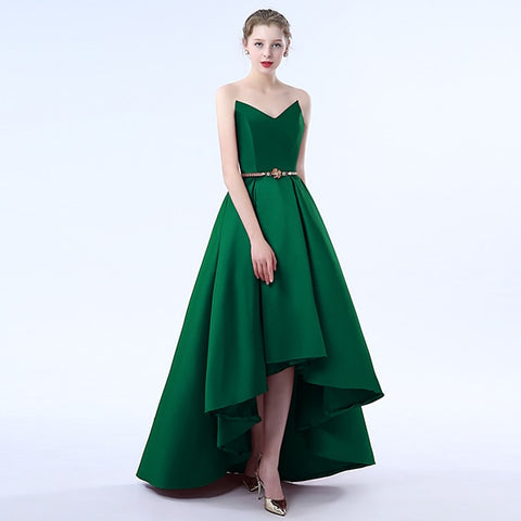 Asymmetrical Celebrity Evening Gown