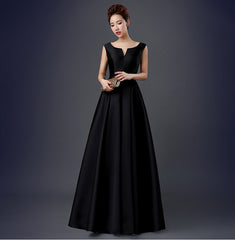 V-opening &Lace-up Back Celebrity Dress