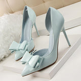 Bow Knot High Heel Shoes