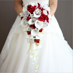 Elegant Waterfall Bridal Bouquet
