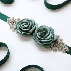 Flower Style Bridal Sash