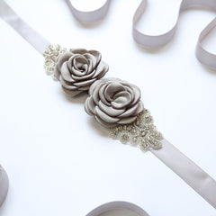 Flower Style Bridal Sash