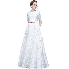 Half Sleeves Vintage Celebrity Dress