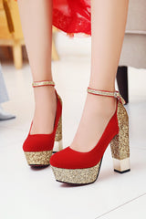 Bling Upper Pumps Shoes