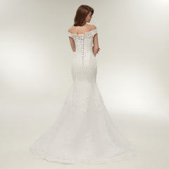 Vintage Lace Mermaid Wedding Dress