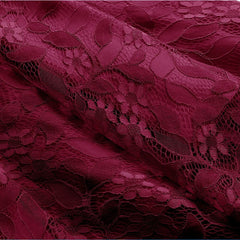 Formal Dress for Home Coming / Prom Multiple Colors Lace Illusion Back Pleated Knee-length Chiffon