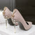 Ladies High Heels with Golden Touch