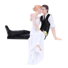 Resin Bride & Groom Wedding Cake Topper