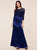 Retro Floral Lace Slim Ruched Maxi Dress 3 colors
